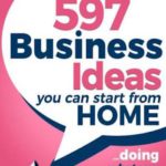 597 Business Ideas You can Start from Home – doing what you LOVE!